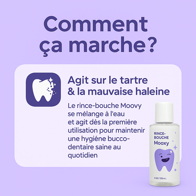 Bain de bouche Moovy Dental+